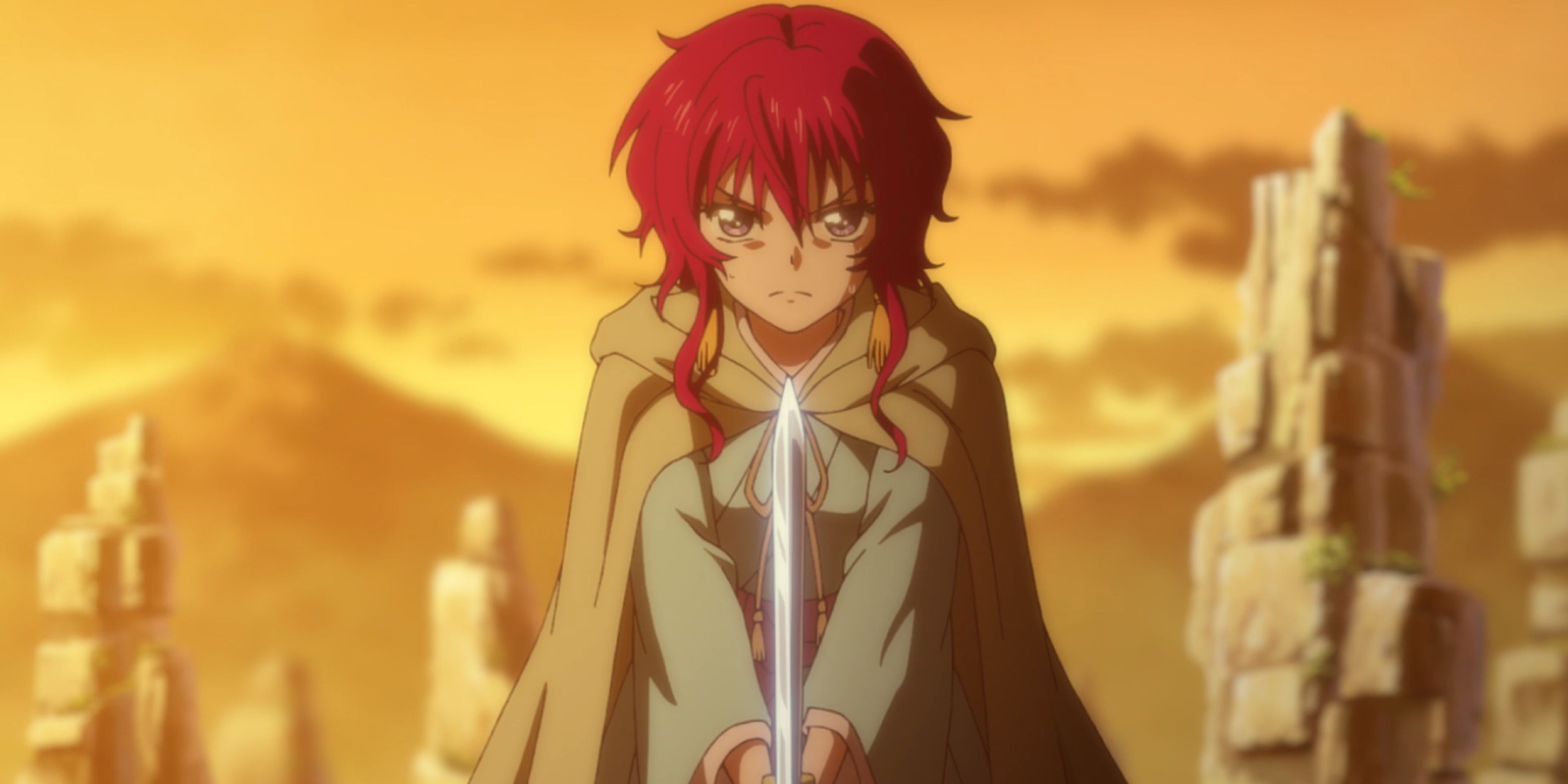 Yona From Yona of The Dawn Picking Up A Sword