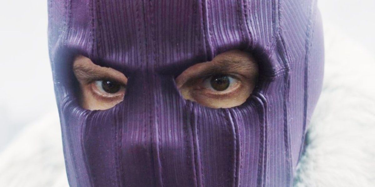 Zemo in his Comic Book Purple Mask from Falcon and the Winter Soldier.