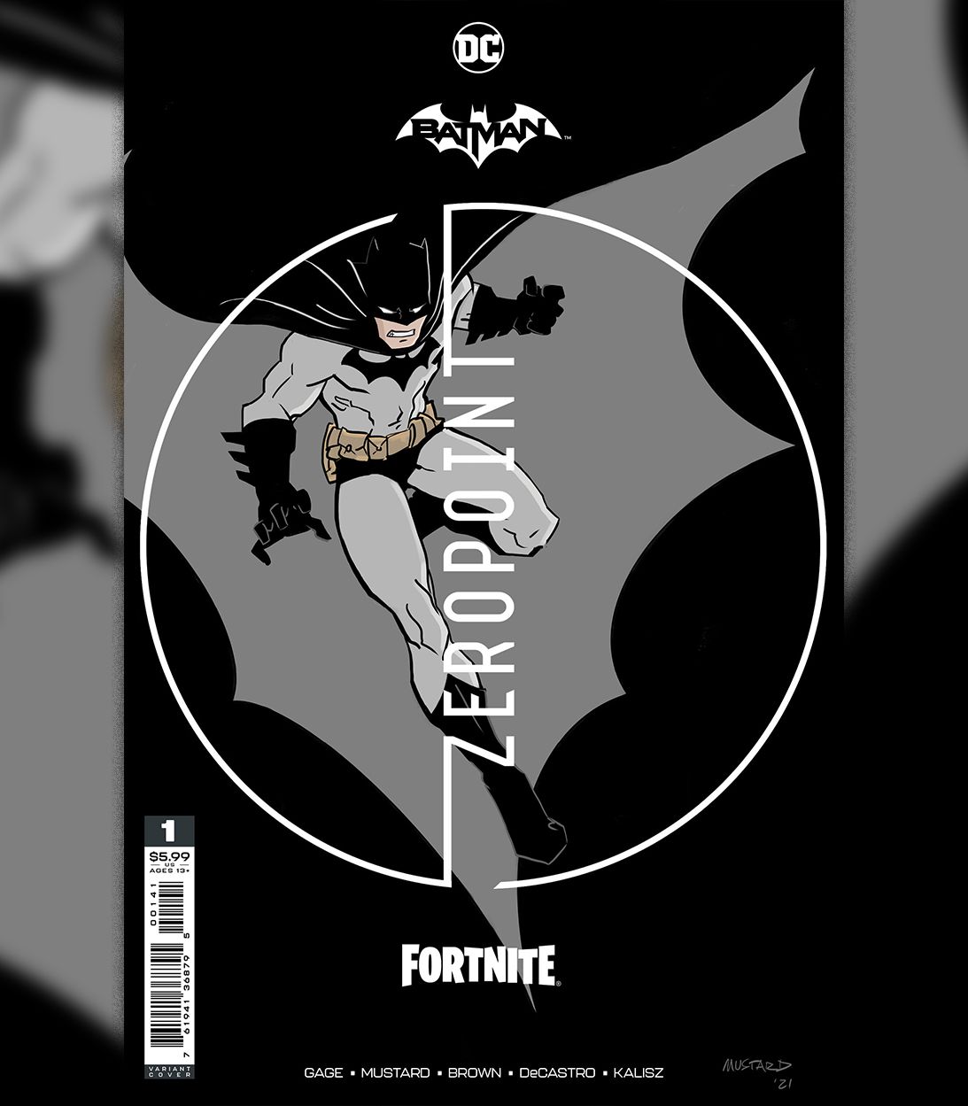 Batman Fornite variant cover