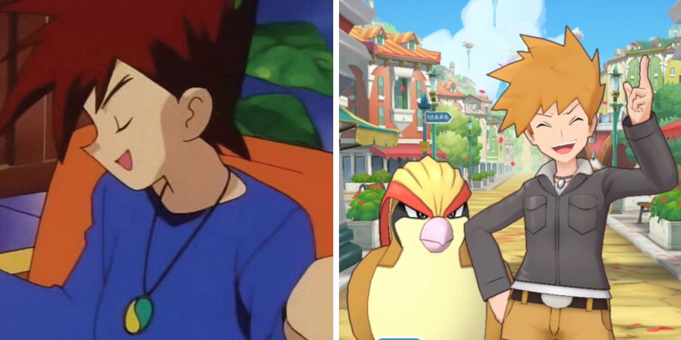 blue vs gary pokemon