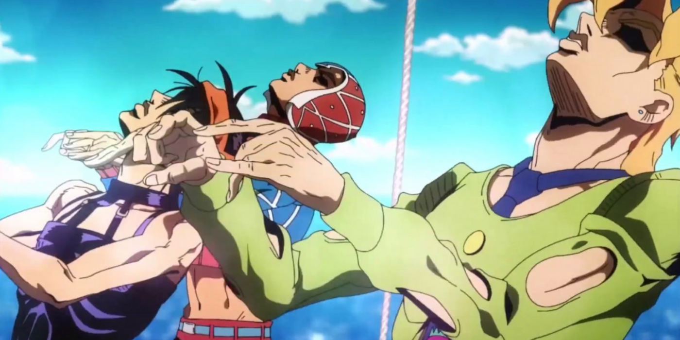 Anime JoJo's Bizarre Adventure Bucciarati Gang Torture Dance