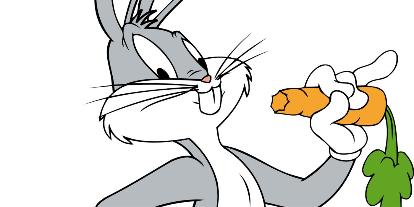 Bugs Bunny eating a carrot from Looney Tunes