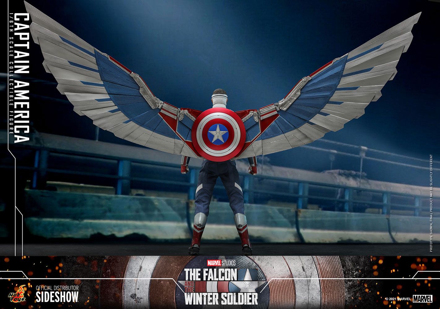 Falcon and Winter Soldier's New Captain America Takes Flight With Hot Toys