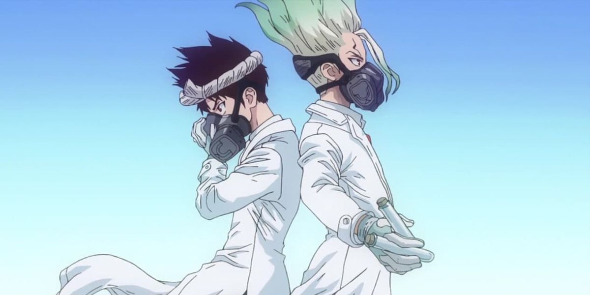 chrome and senku from Dr. Stone