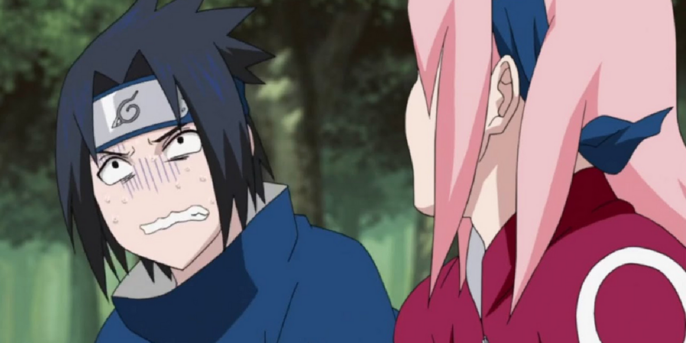 7 naruto disguised as sasuke trying to kiss sakura