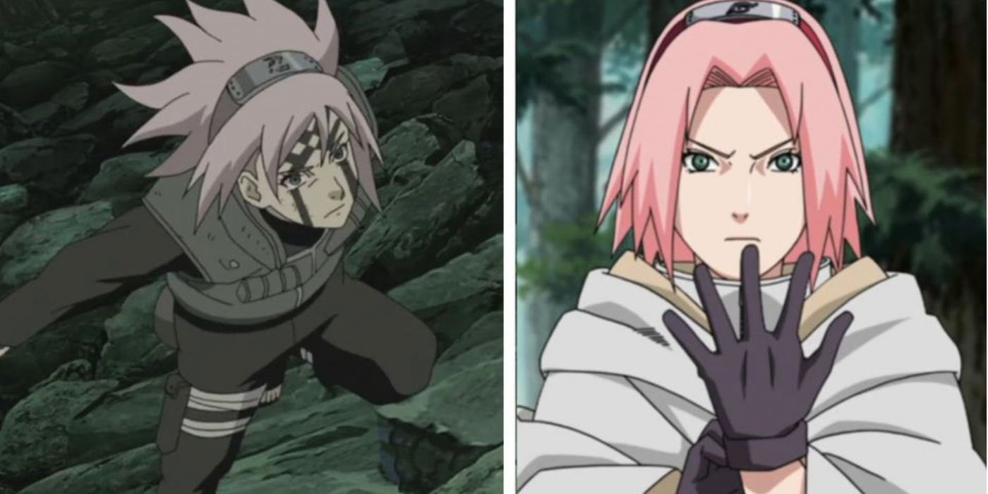 Time 7 Naruto Uzumaki, Sakura - Copiador dos mil jutsus