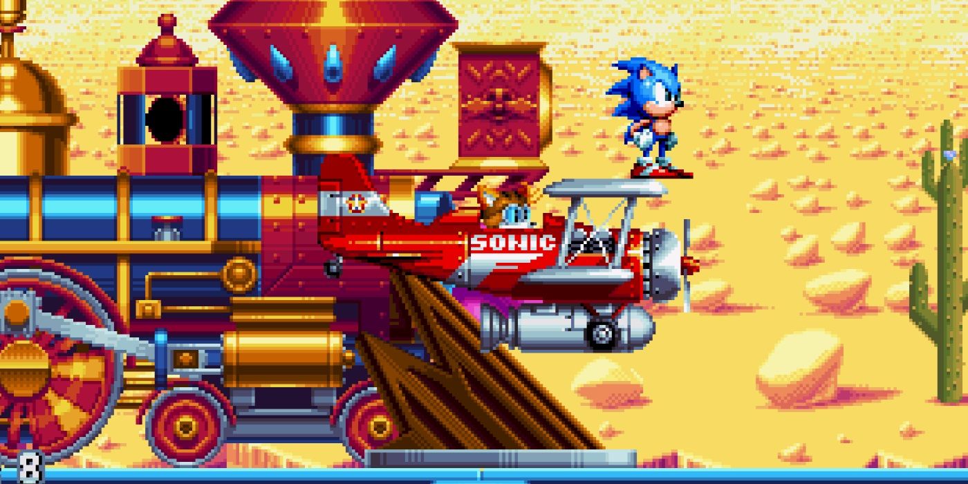Sega Sonic Mania Mirage Saloon stage