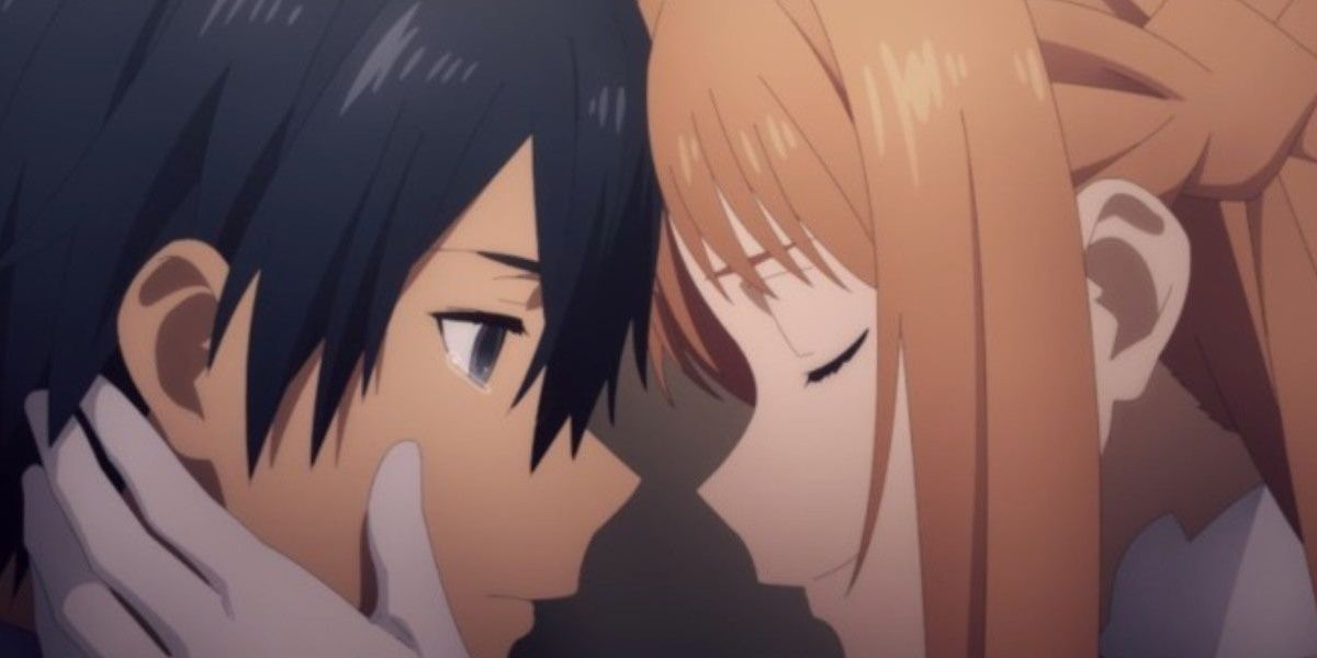 Kirito and Asuna sad scene