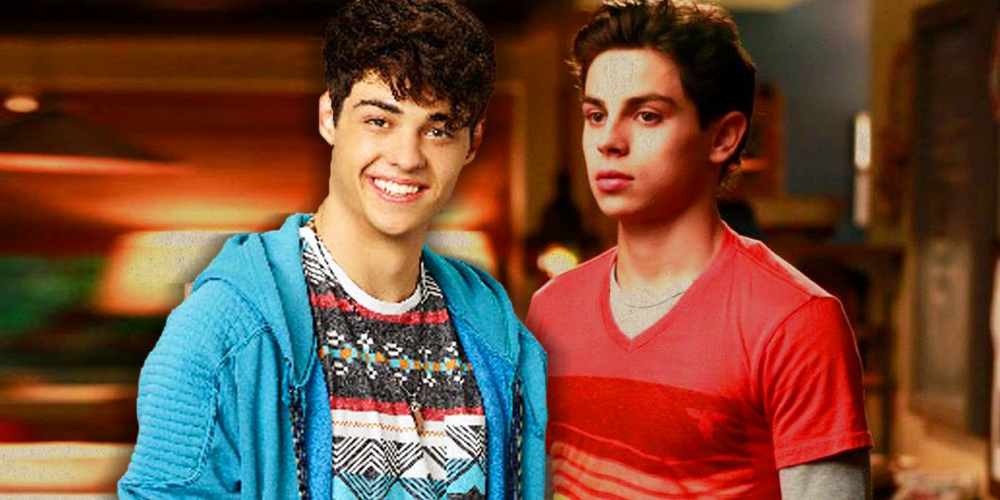 Noah Centineo and Jake T. Austin as Jesus Adams Foster in The Fosters