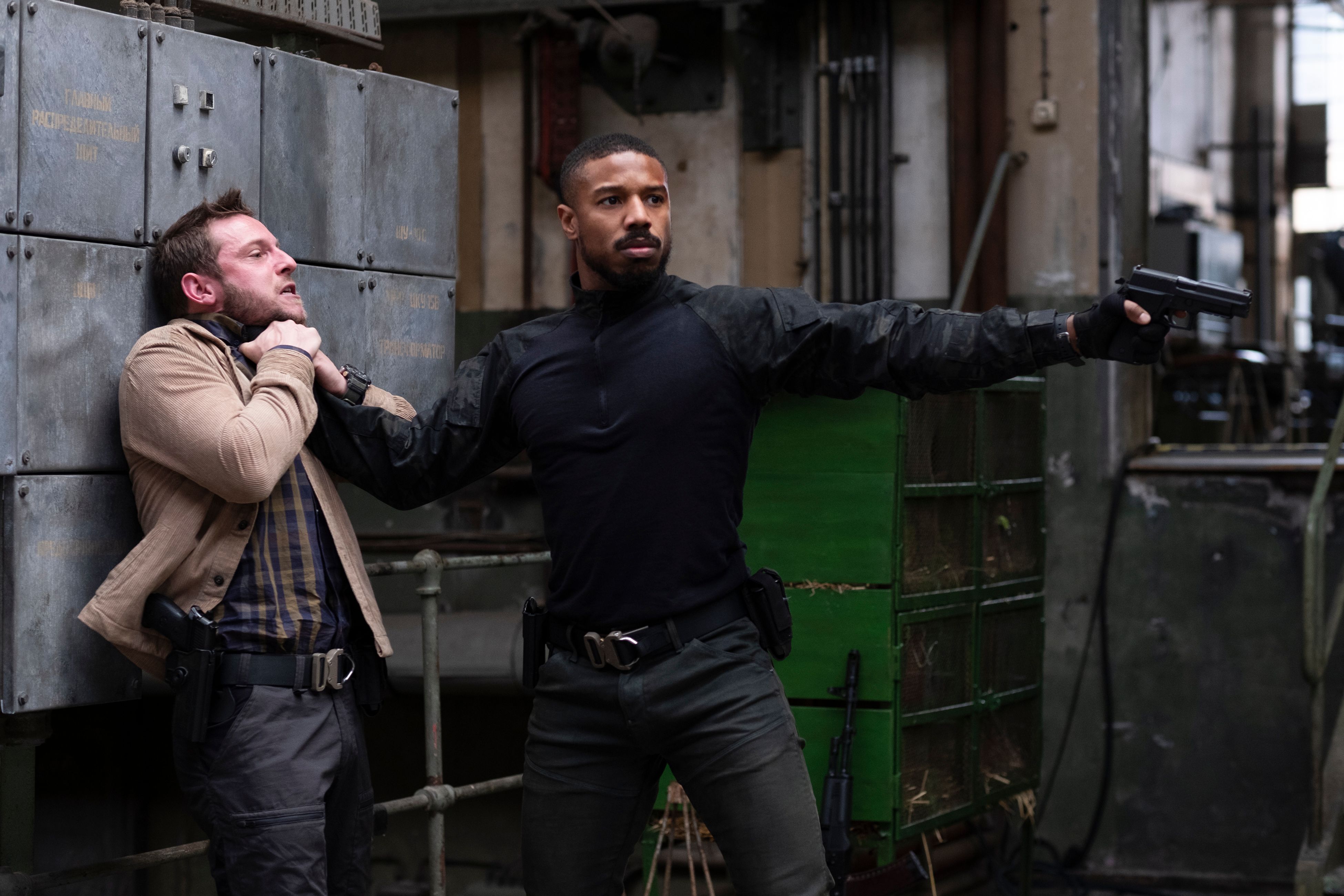 Jamie Bell and Michael B. Jordan in Tom Clancy's Without Remorse