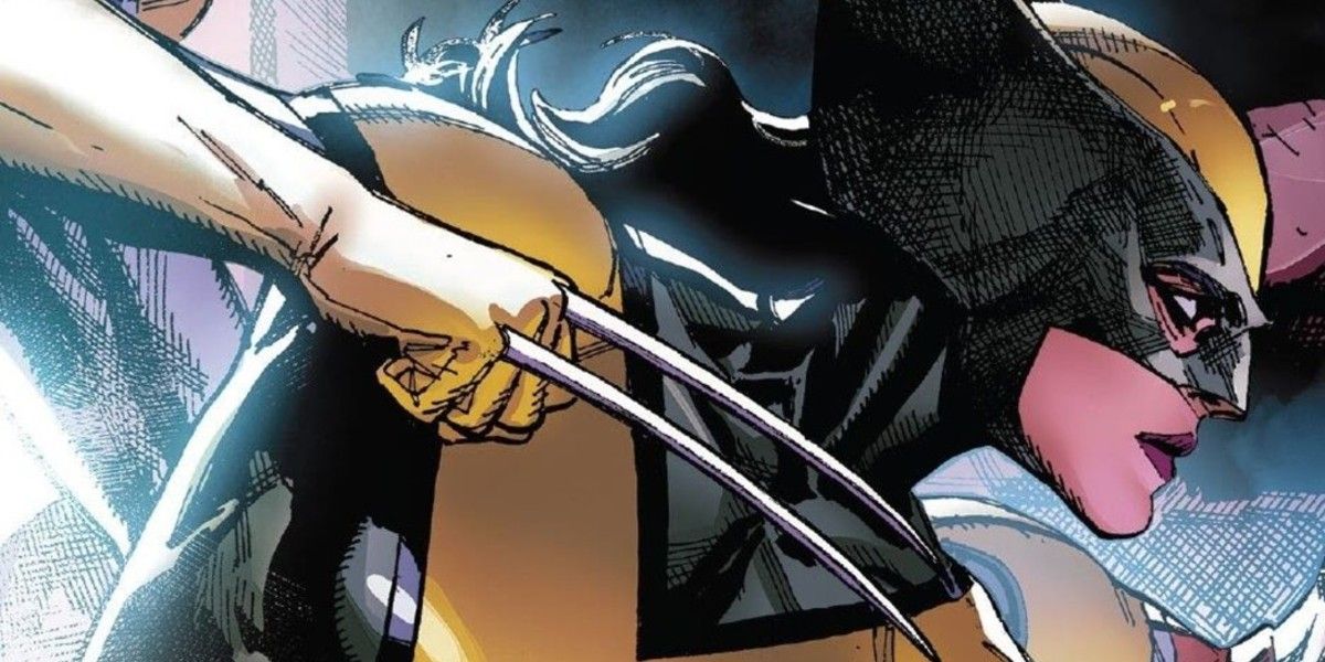 Laura Kinney's Wolverine runs into battle, claws extended, in Marvel Comics