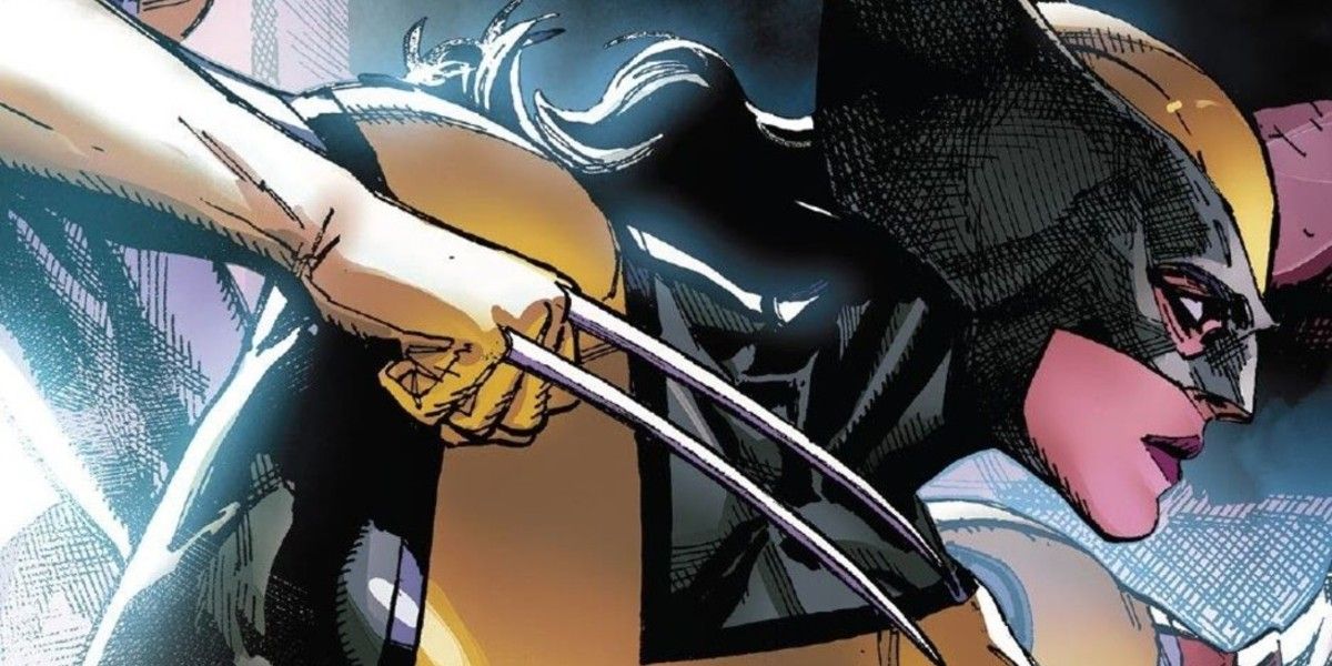 Wolverine de Laura Kinney corre para a batalha, com as garras estendidas, na Marvel Comics