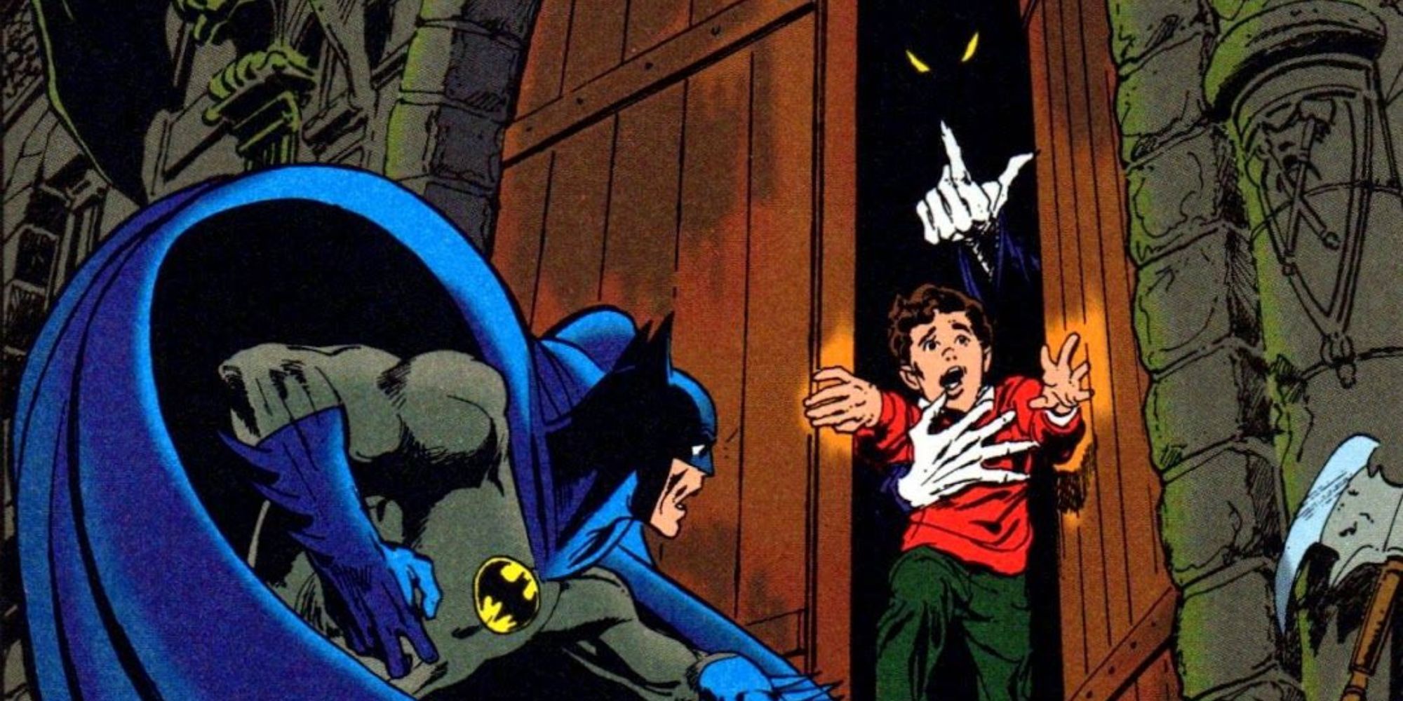 Batman Saves A Kid