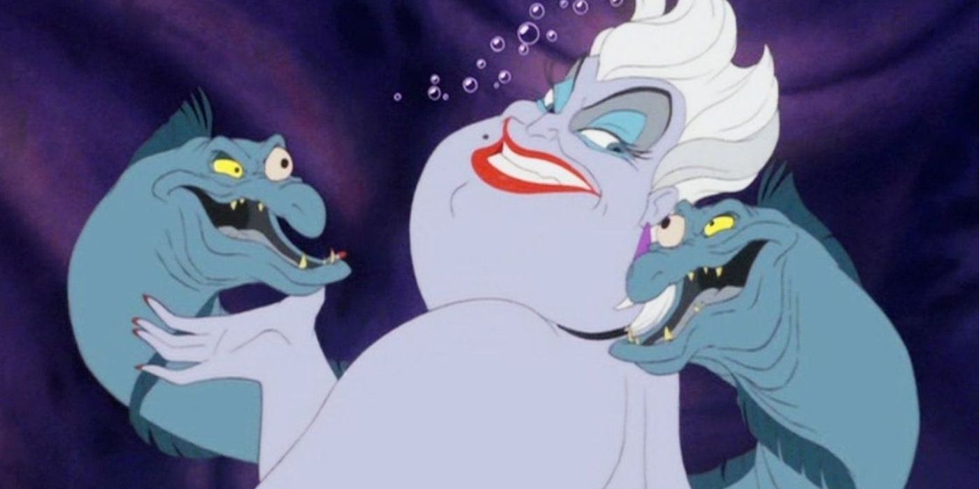 Ursula With Her Pet Eels