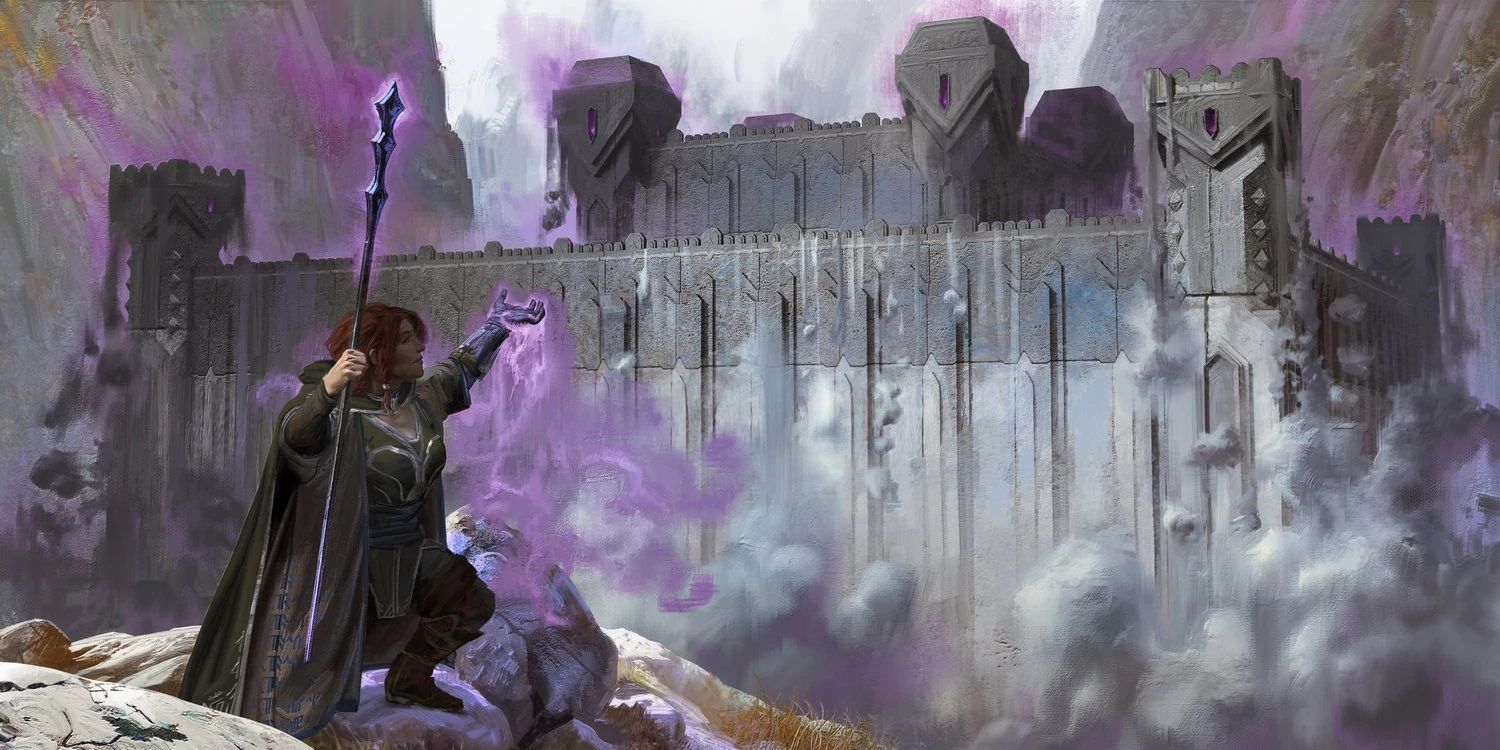 A Fortress of Stone Magically Conjured in D&amp;D