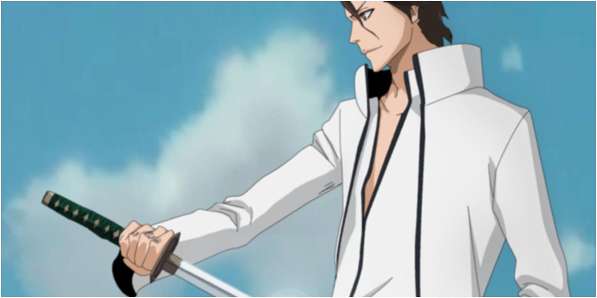 Aizen Getting Ready To Fight