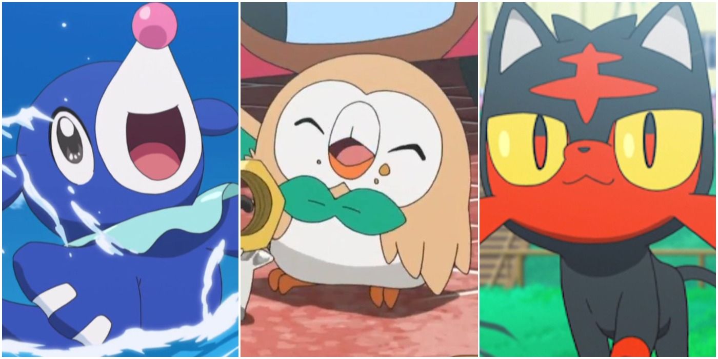 The Alola Starters in Pokemon are Popplio, Rowlet and Litten
