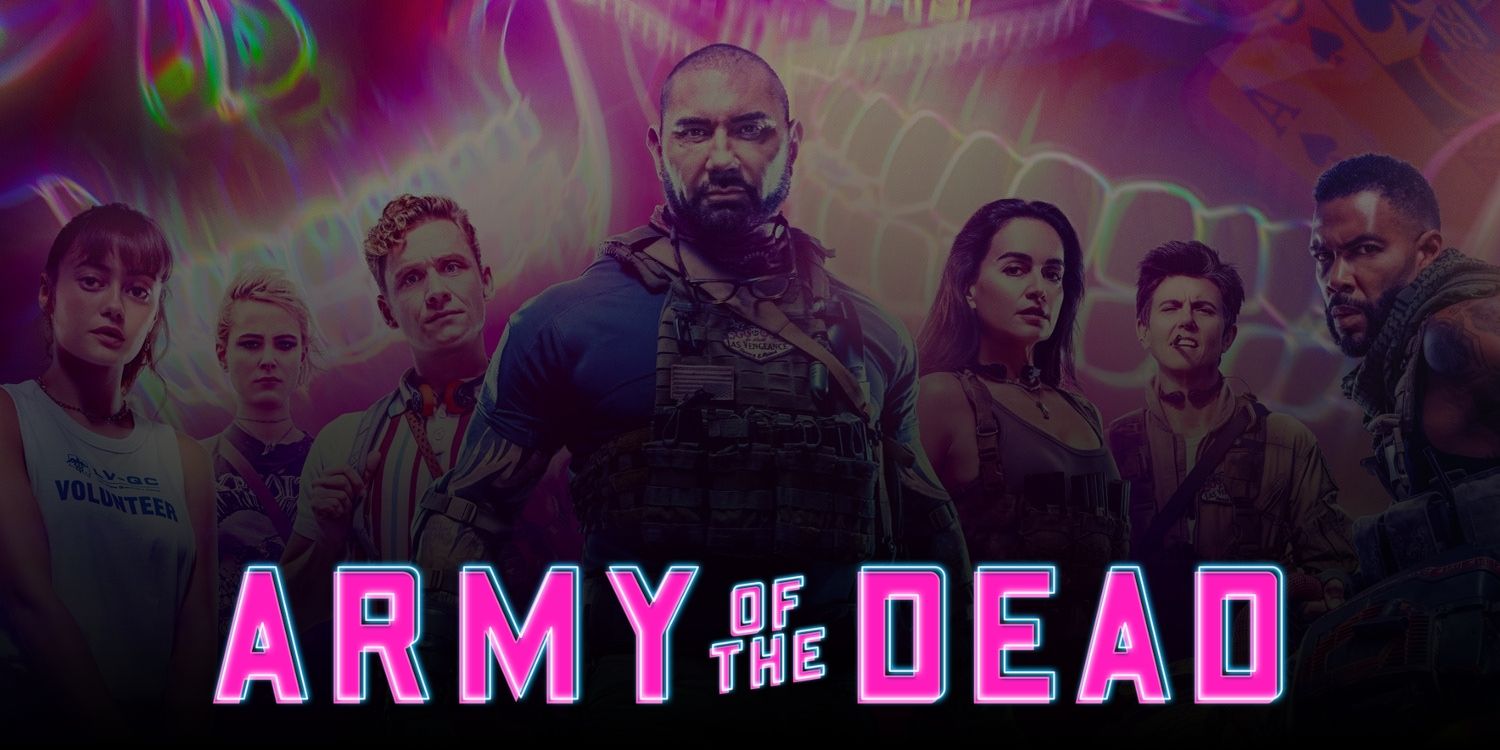 Dave Bautista in the poster for Zack Snyder's Army of the Dead