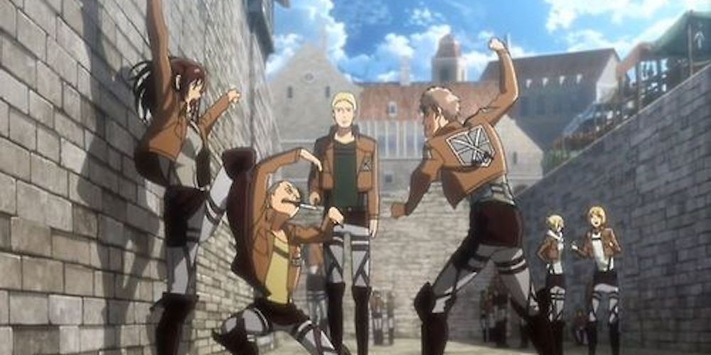 Anime Attack On Titan Sasha Survey Corps Morale