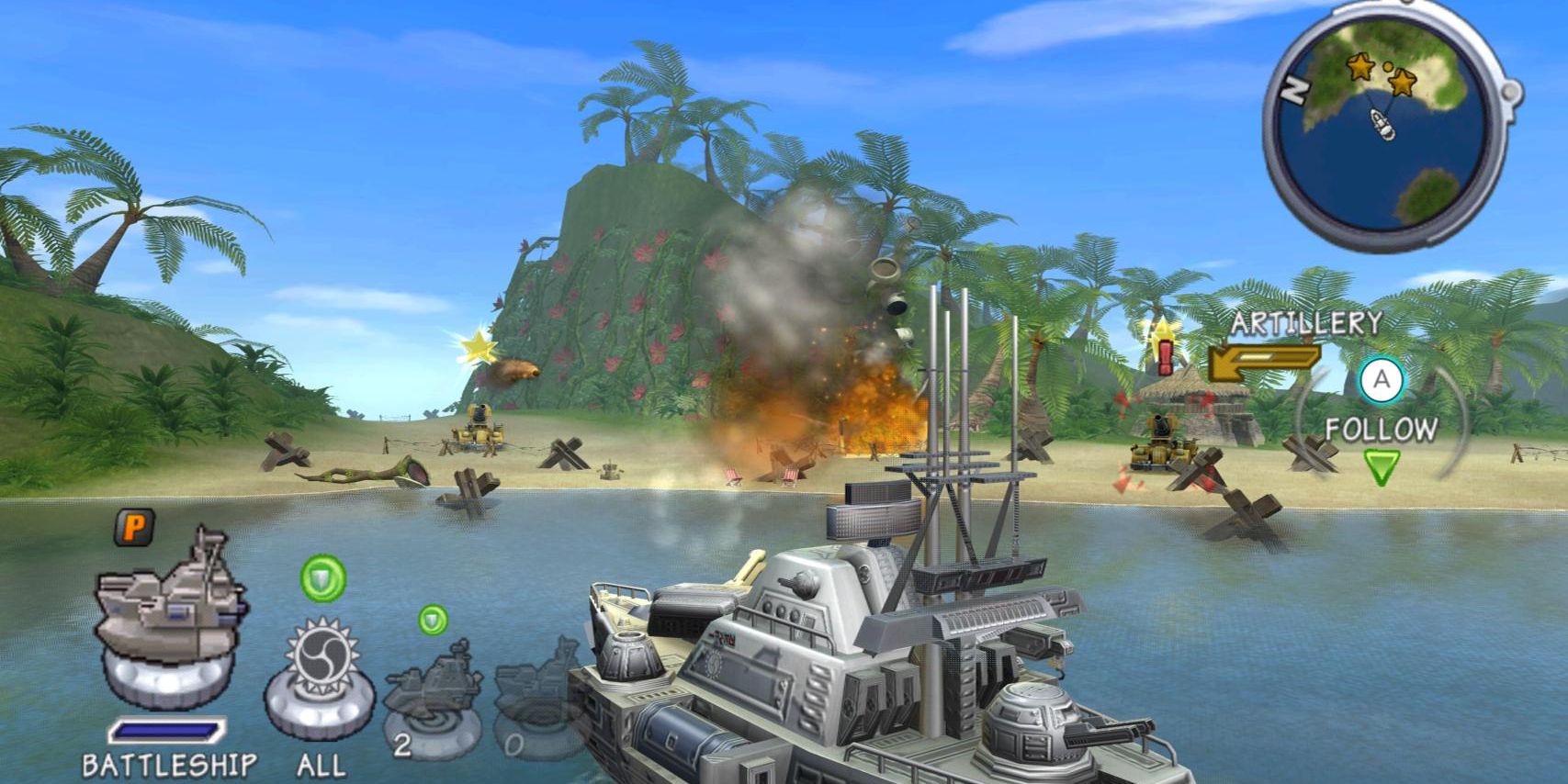 Nintendo Batalion Wars 2 Sea Battle