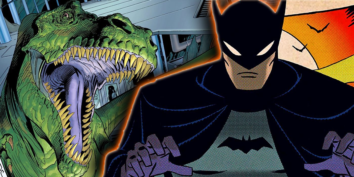 Batman: The Batcave's Dinosaur Robot Has One of DC's Strangest Origins
