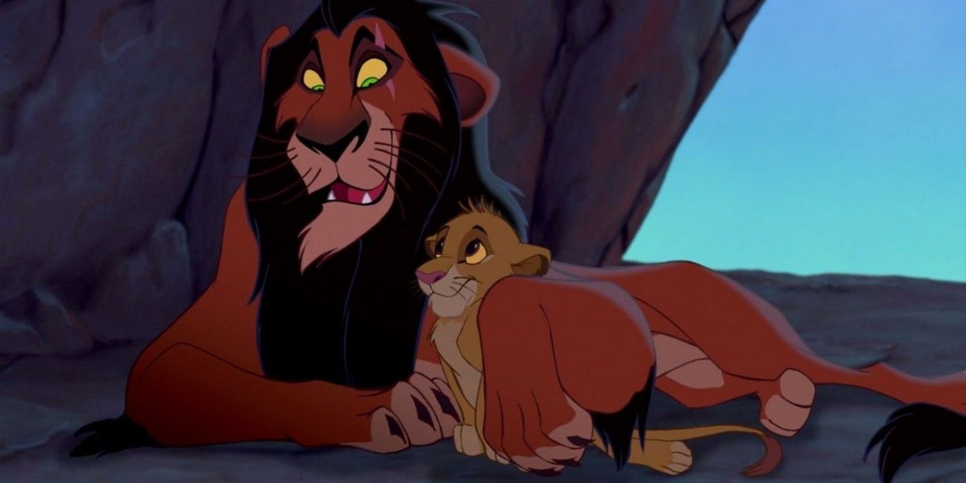 Scar Talks To Simba In Lion King