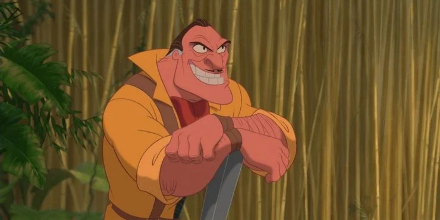 Disney's Clayton Poses In Tarzan