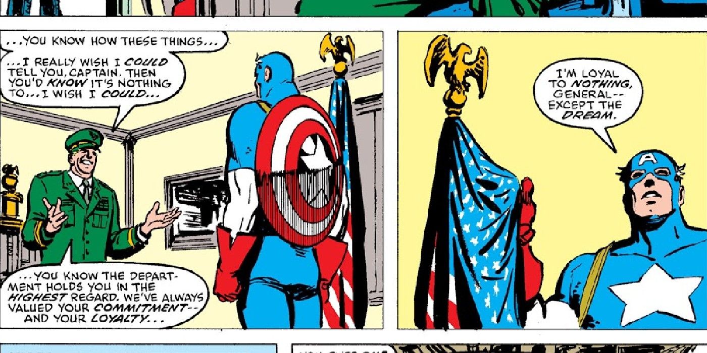Captain America Draws The Line
