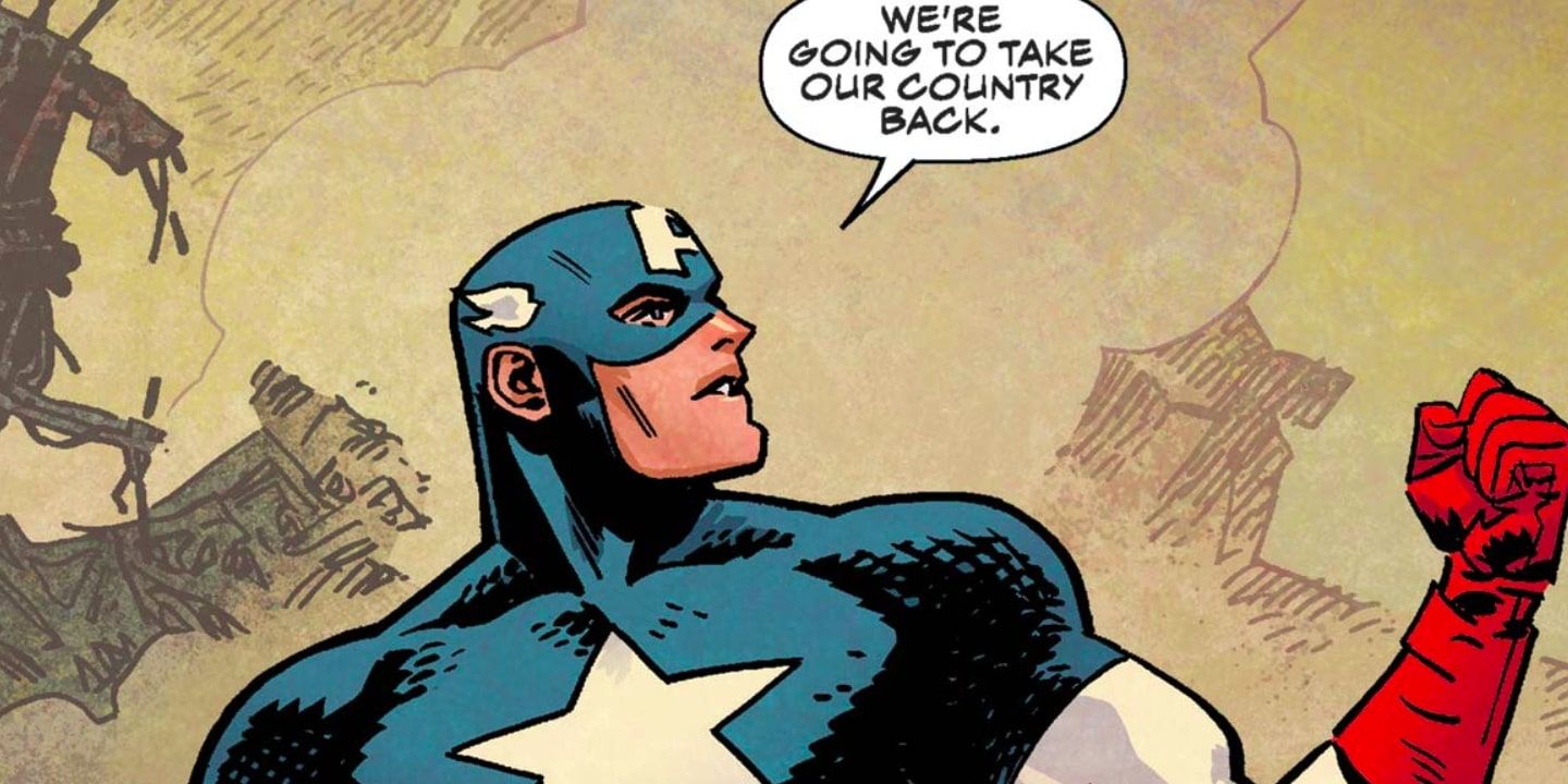 Captain America in &quot;Out Of Time&quot;