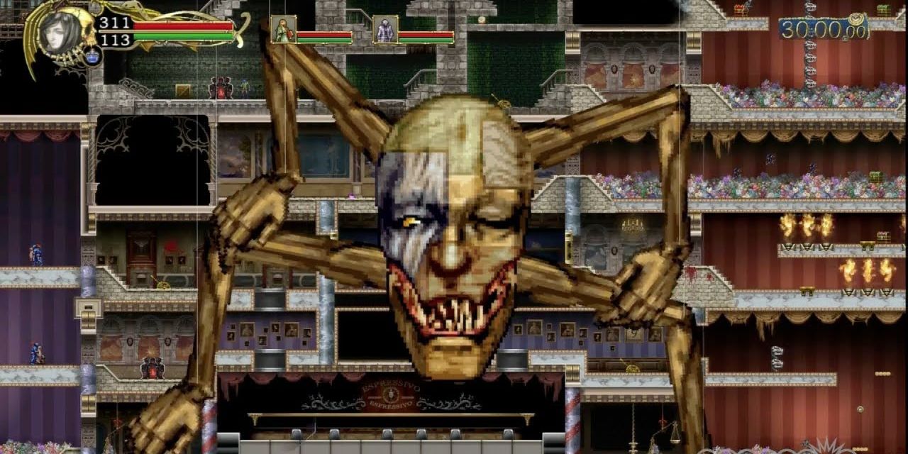 Game Castlevania Crawling Spider Head Map