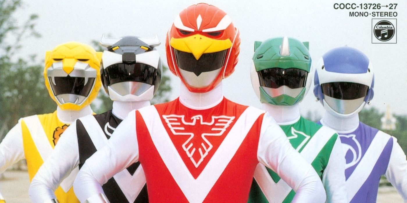 Choujuu Sentai Liveman cast members posing