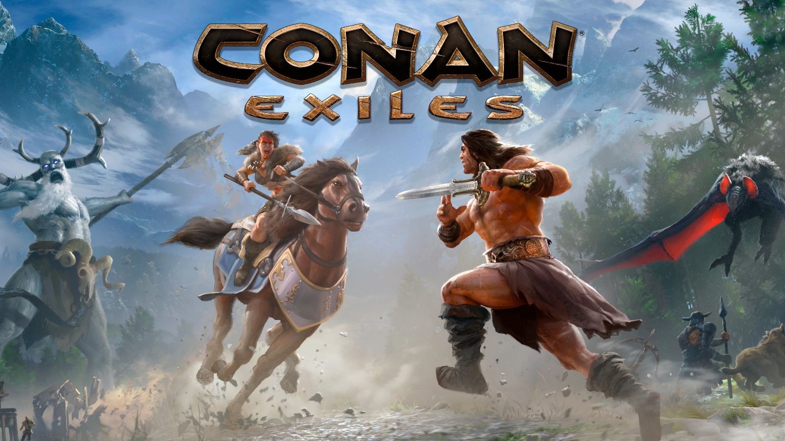 Conan Exiles title screen