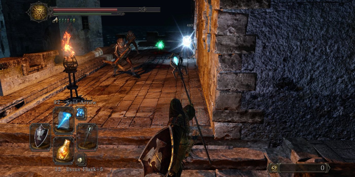 Dark Souls 2 Sorcery Fighting No HP Bar Mod