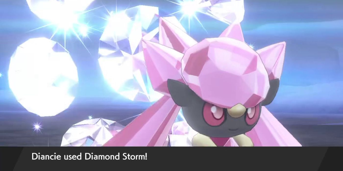 Diancie Using Diamond Storm In Pokemon Sword And Shield