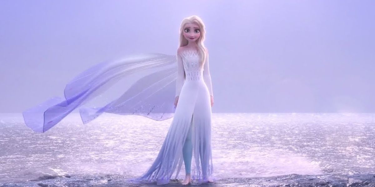 2023 New Disney Frozen Princess Elsa Costumes for Girls Mulan Merida  Christmas Maxi Dress Fancy Kid
