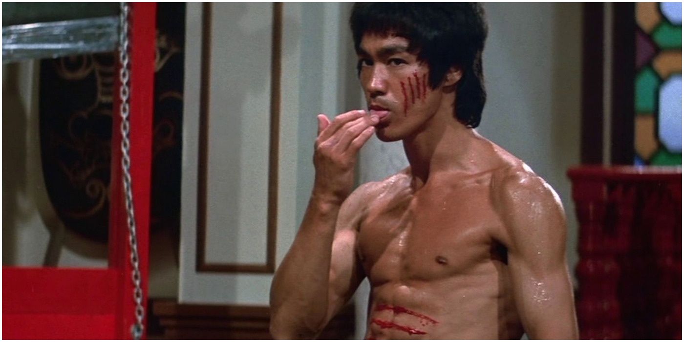 Bruce Lee in Enter the Dragon.