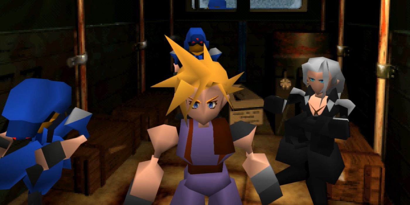 cloud and sephiroth from final fantasy vii final fantasy 7