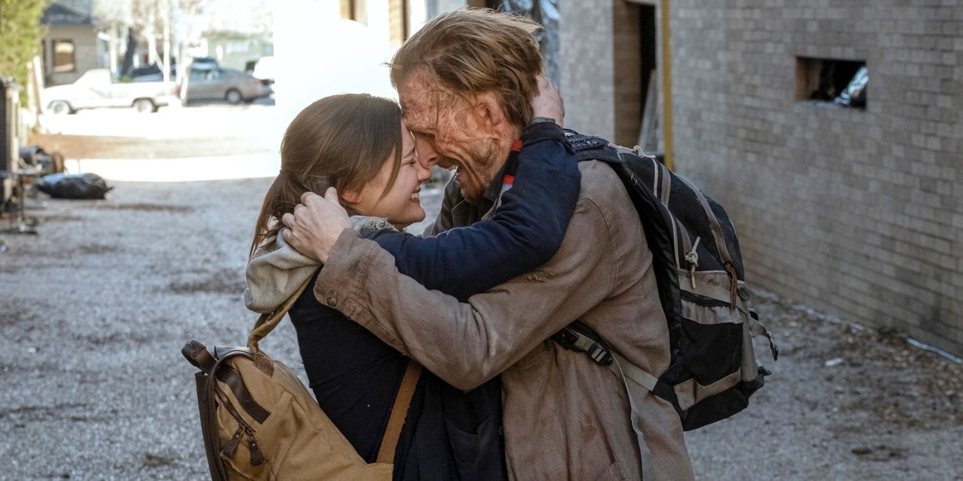 Dwight and Sherry reunite and embrace on Fear the Walking Dead