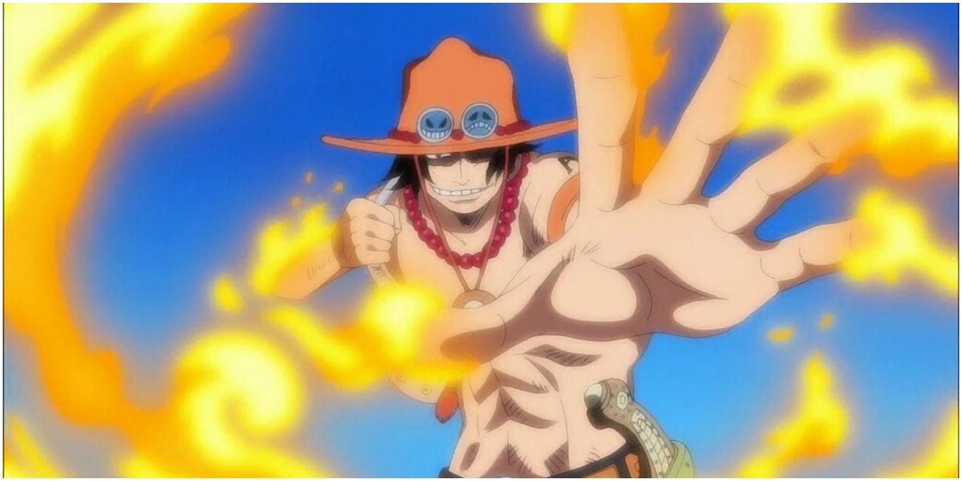 Ace Using His Logia Powers