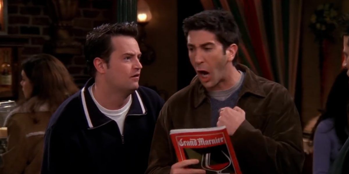 Chandler Bing and Ross Geller In Friends.