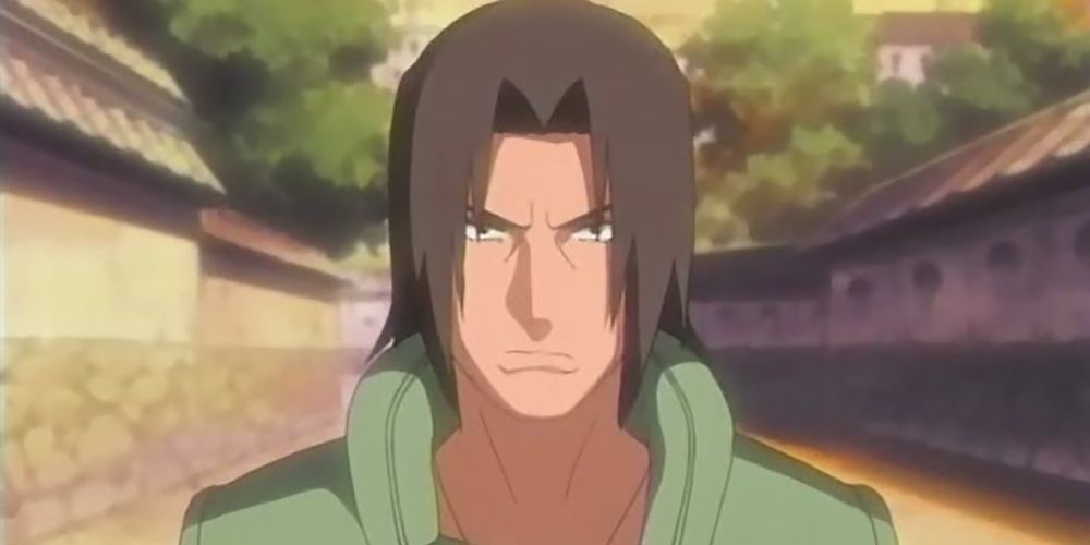 Fugaku Uchiha stares menacingly in Naruto Shippuden.