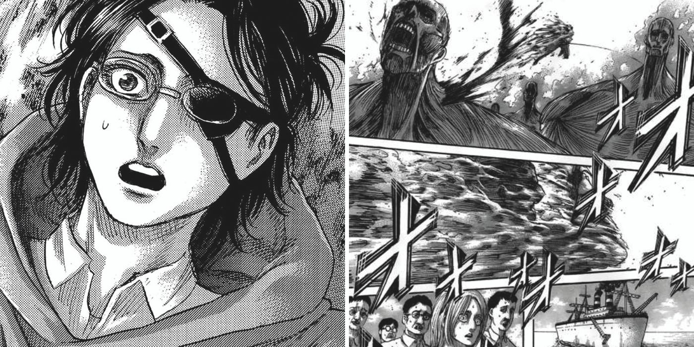 Hange's death in Attack on Titan manga