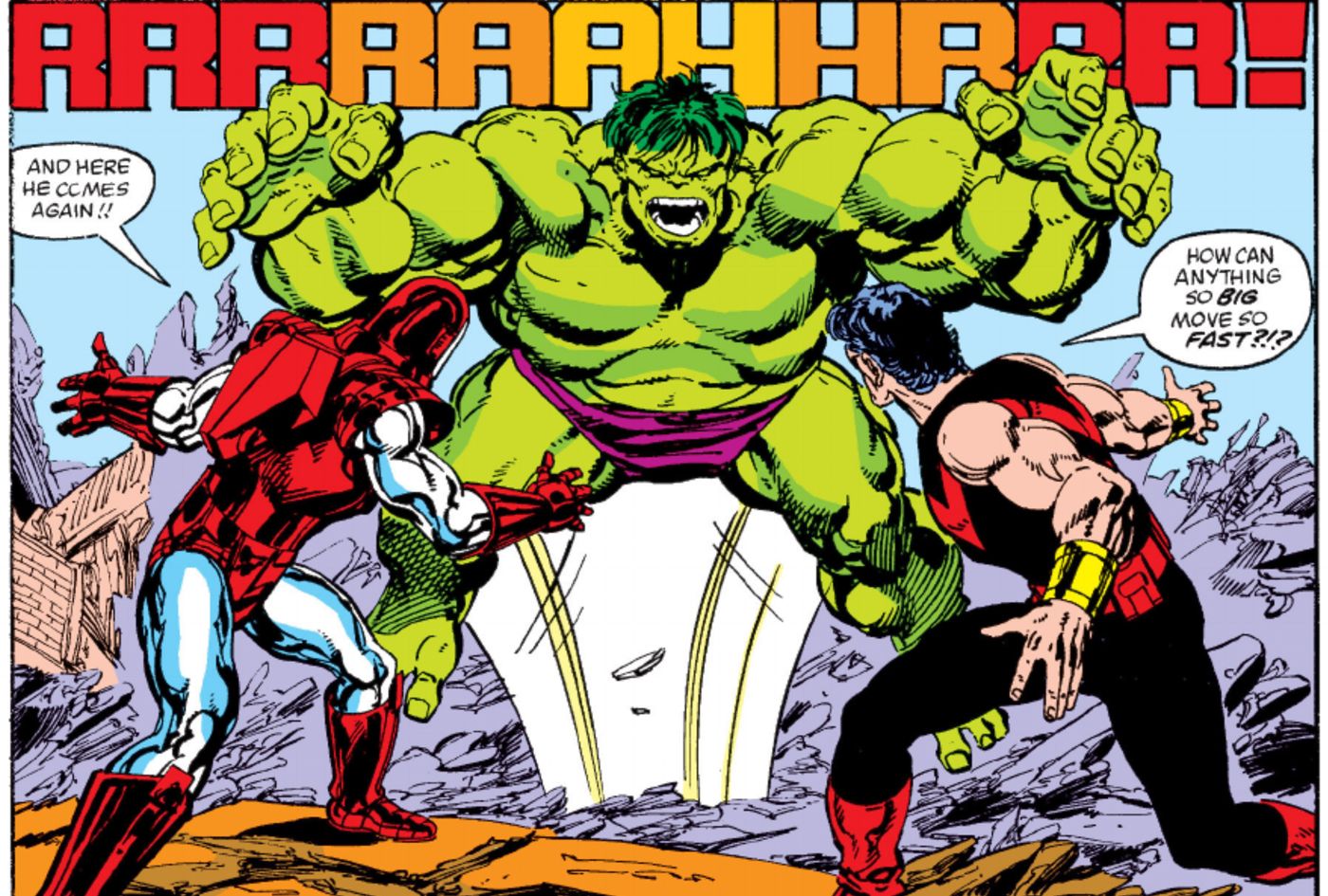 Hulk Avengers fight