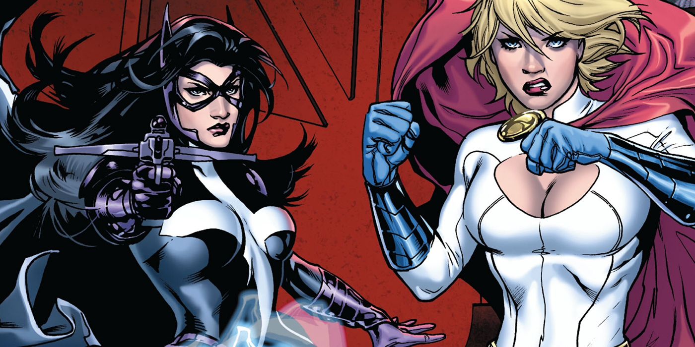 Earth-2's Helena Wayne Huntress and Kara Zor-L Power Girl