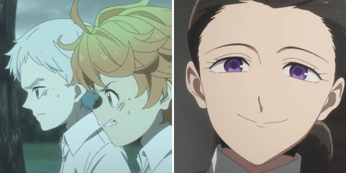 Isabella, Norman and Emma from The Promised Neverland