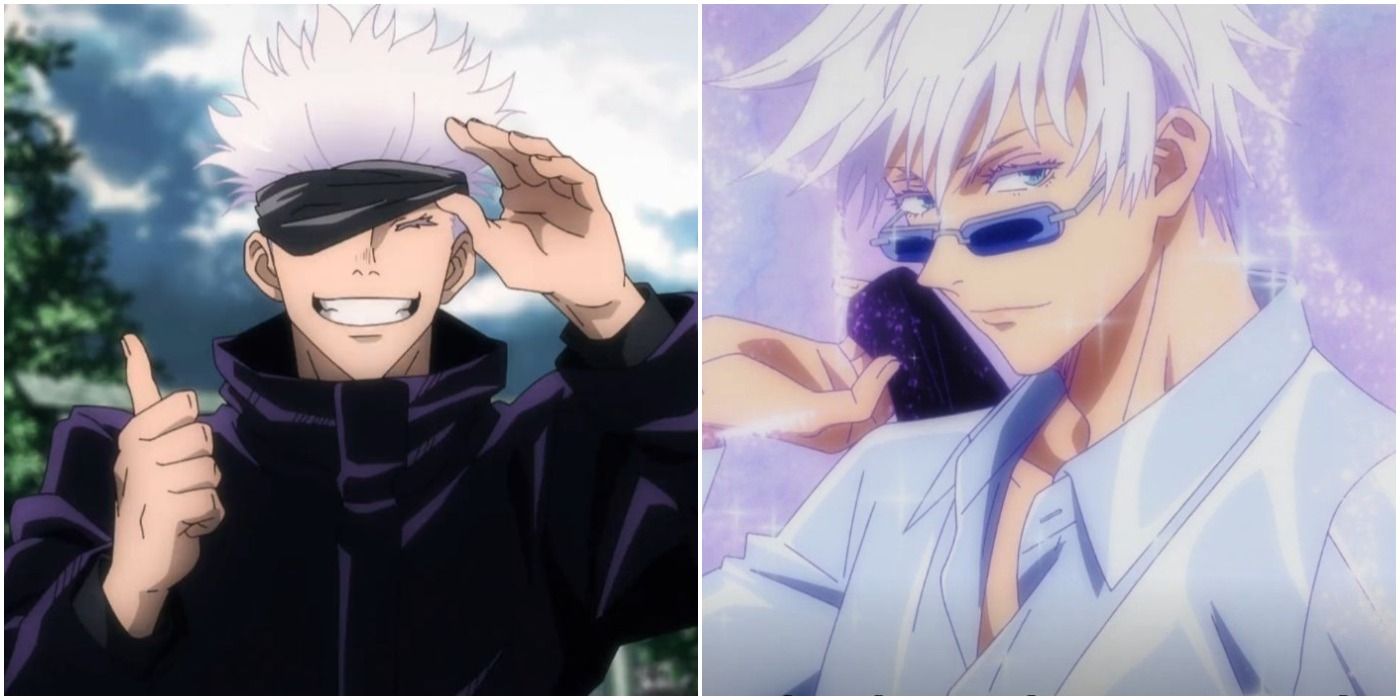 Why does Gojo uses a different Blindfold on 0 ? Is there any