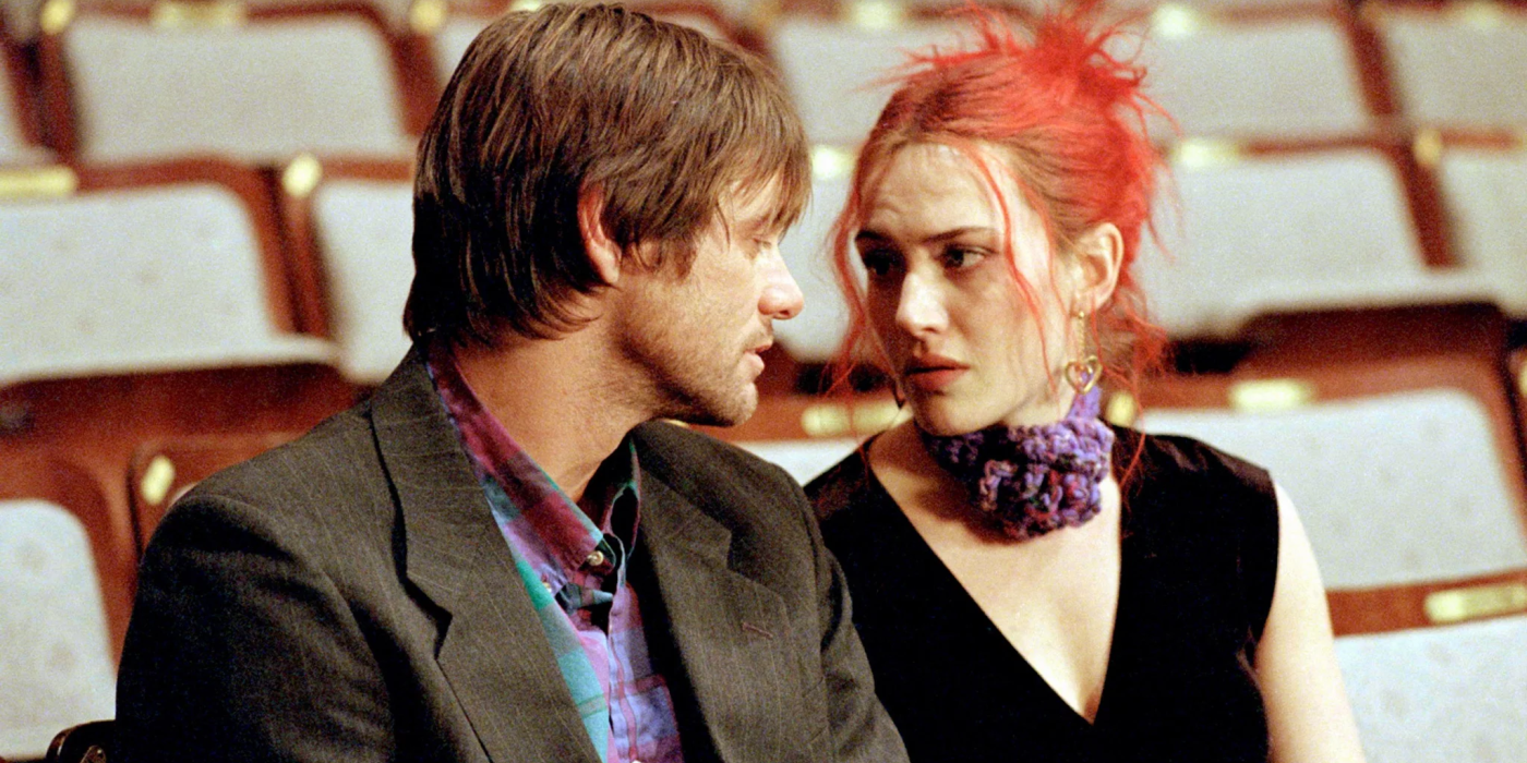 Kate Winslet and Jim Carrey in Eternal Sunshine
