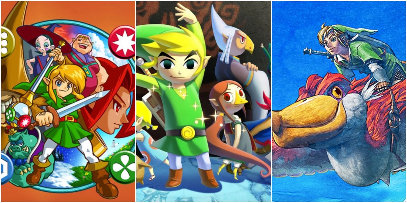 Legend Of Zelda Oracle Of Seasons Wind Waker Skyward Sword Trio Header