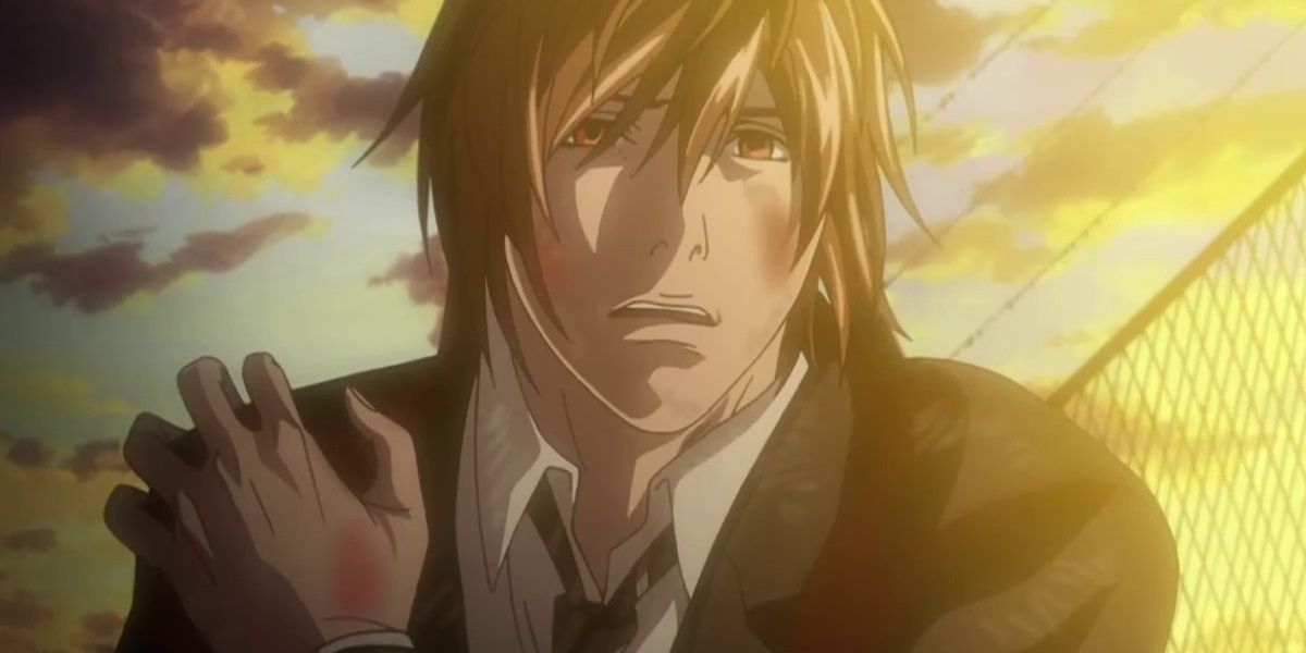 Light in his final moments (Death Note)