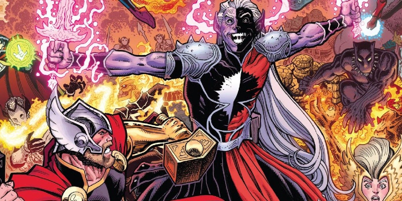 Malekith Fights Thor And Black Panther